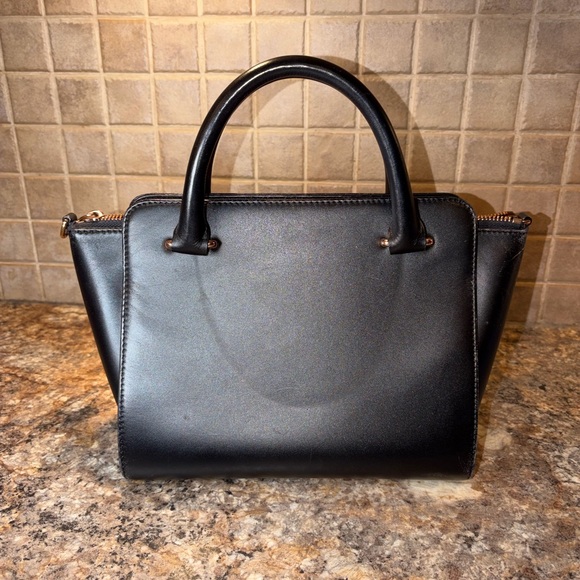 Ted Baker Black Satchel with Rose Gold Accents - Picture 2 of 5